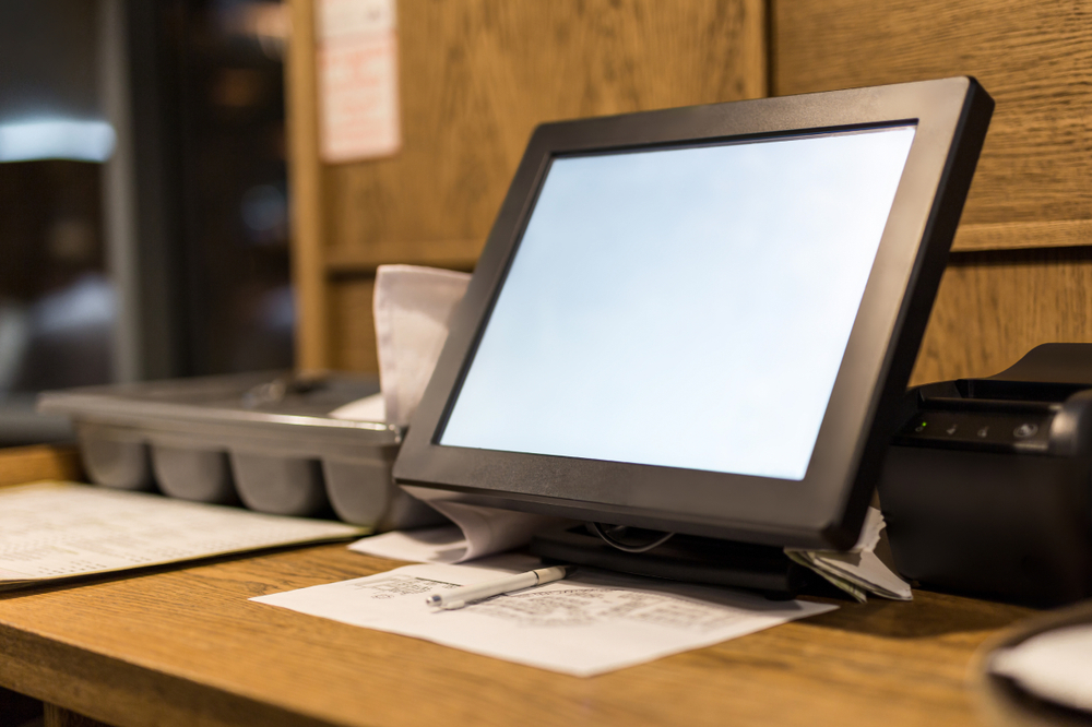 Point,Of,Sale,Pos,Touchscreen,Terminal.,Tablet,For,Waiter,To